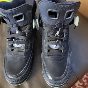 Air Jordan  spizike black and green glow